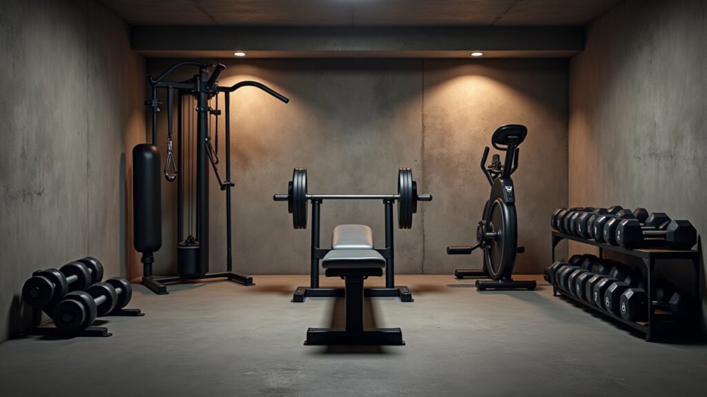Skjult privat gym